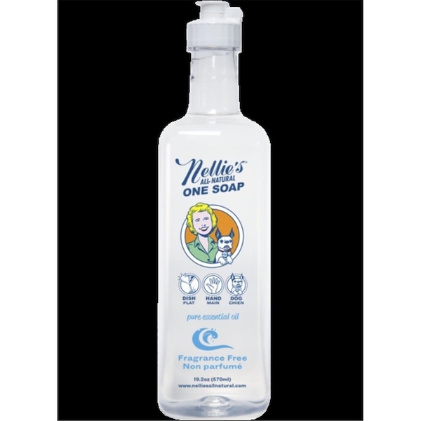 Nellies All-Natural Fragrance Free One Soap NE49514 - main